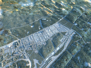 small town 3D 모델