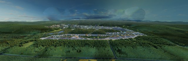 small town 3D Model .c4d .max .obj .3ds .fbx .stl .blend 