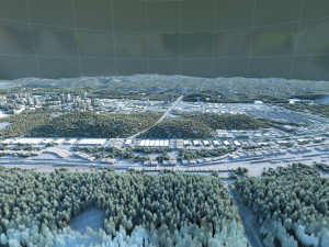 small town 3D Model