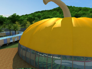 cartoon building Modelo 3D