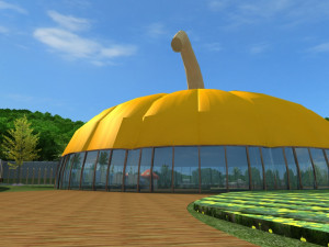 cartoon building Modelo 3D