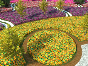 만화 건물 3D 모델