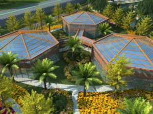 cartoon building 3D 모델