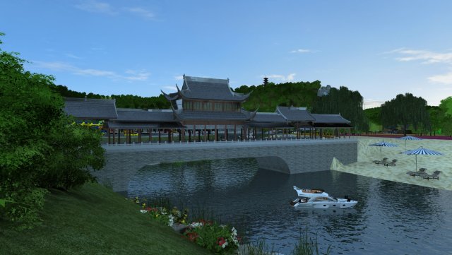 city building 3D 模型 .c4d .max .obj .3ds .fbx .stl .blend