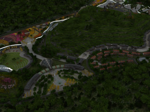 overlooking the city 3D Model