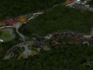 overlooking the city 3D Model