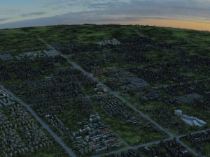 city aerial view 3D Model