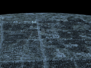 city aerial view 3D 모델