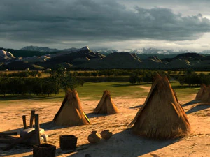 antico borgo Modello 3D