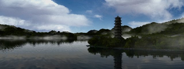 wetland park 3D Model .c4d .max .obj .3ds .fbx .stl .blend 