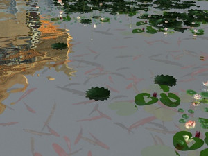 lotus pond 3D Model