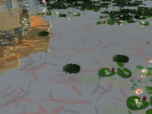lotus pond 3D Model