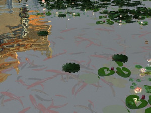 lotus pond 3D Model