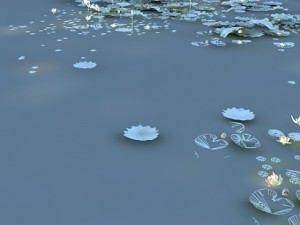 lotus pond 3D Model