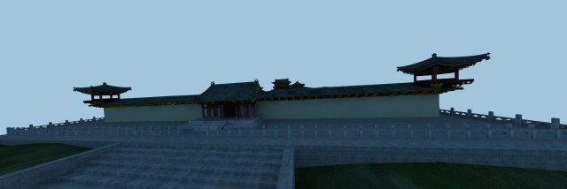 ancient architecture 3D Model .c4d .max .obj .3ds .fbx .stl .blend 