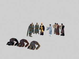 древние люди 3D Модель