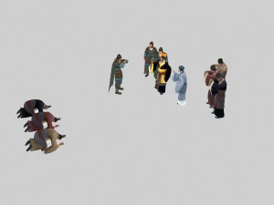 ancient people 3D Model