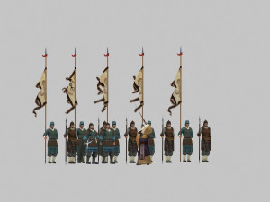 ancient soldiers Modelo 3D