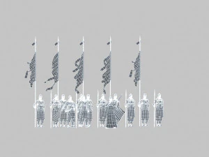 ancient soldiers 3D Model