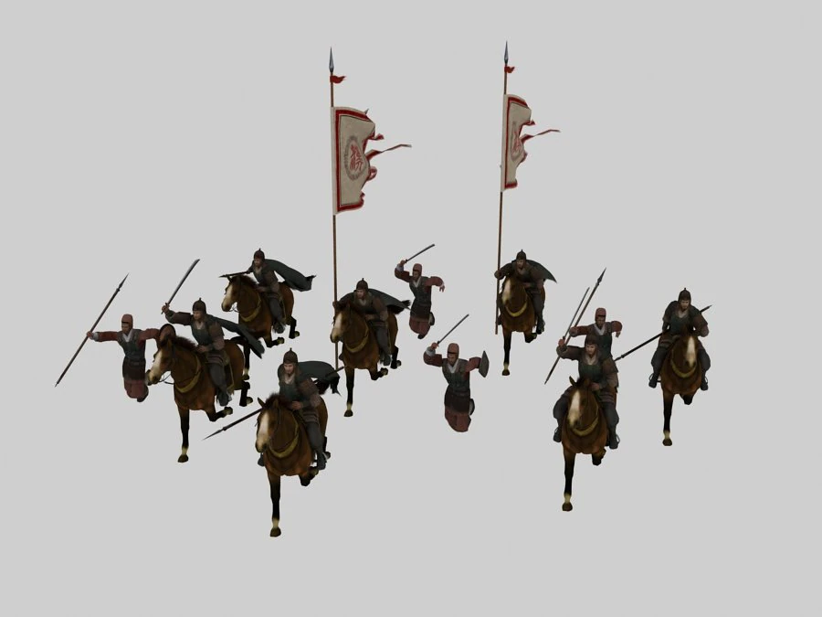ancient soldiers 3D Model .c4d .max .obj .3ds .fbx .stl .blend 