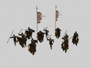 ancient soldiers 3D Model