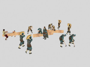 ancient soldiers 3D 모델