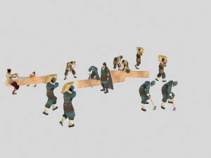ancient soldiers 3D Model