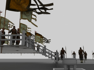 ancient soldiers 3D Model