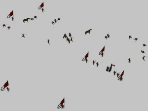 古代の兵士 3Dモデル