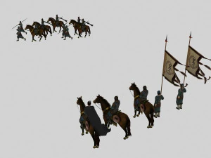 soldados antigos Modelo 3D