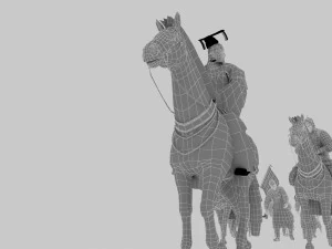 ancient soldiers 3D Model