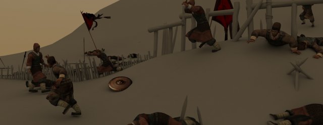 ancient soldiers Model 3D .c4d .max .obj .3ds .fbx .stl .blend 