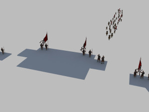 ancient soldiers 3D Model