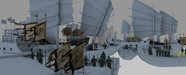 ancient soldiers 3Dモデル .c4d .max .obj .3ds .fbx .stl .blend