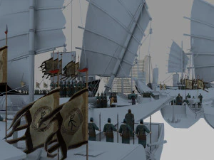 古代の兵士 3Dモデル