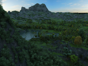 natural scene Modelo 3D