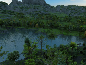 natural scene 3D-Modell
