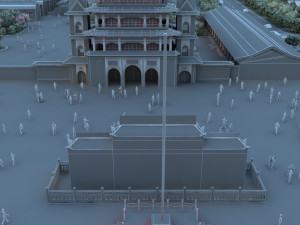 mosque 3D-Modell