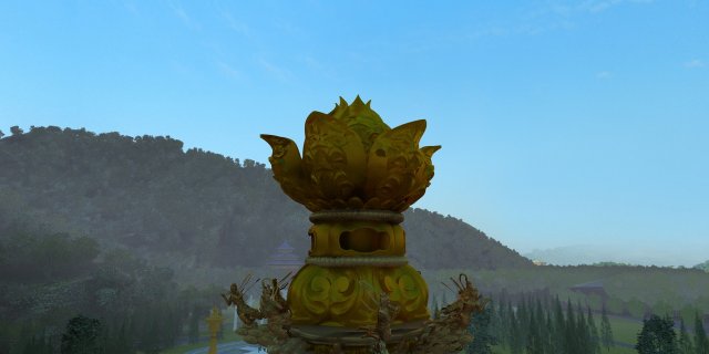 temple 3D Model .c4d .max .obj .3ds .fbx .stl .blend
