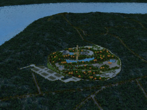 aerial view of architecture Modelo 3D