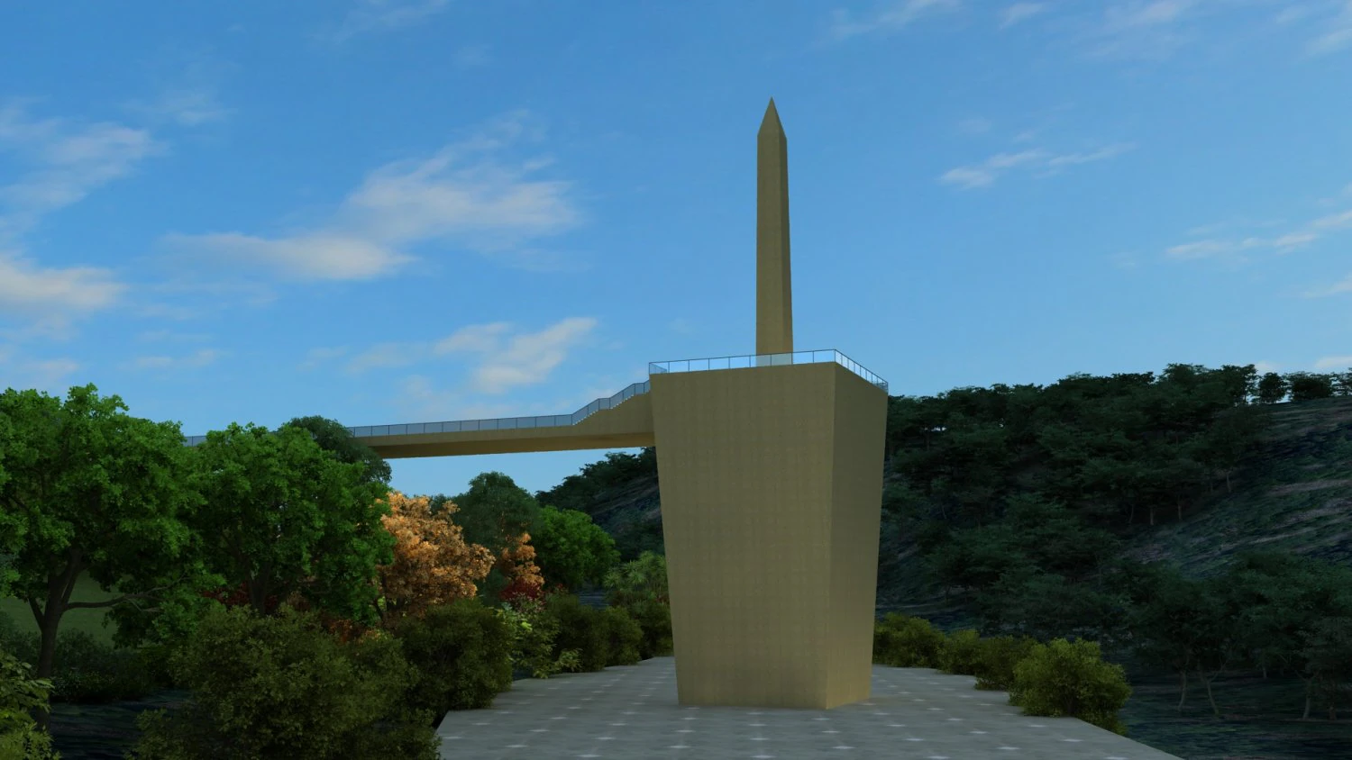 museum 3D Model .c4d .max .obj .3ds .fbx .stl .blend 