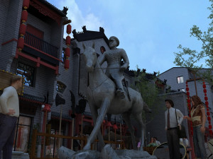 commercial street Modelo 3D