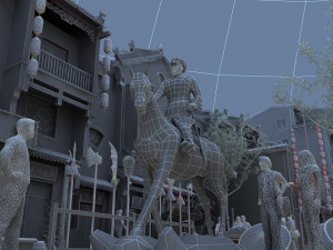 commercial street Modelo 3D