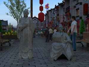commercial street 3D Model