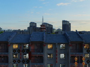 city building 3D मॉडल