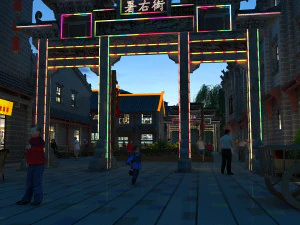 commercial street 3D Model