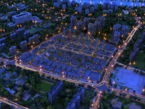 city night view 3D 모델