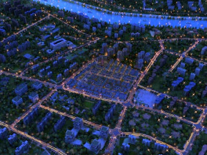 city night view 3D Model