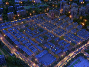 city night view 3Dモデル