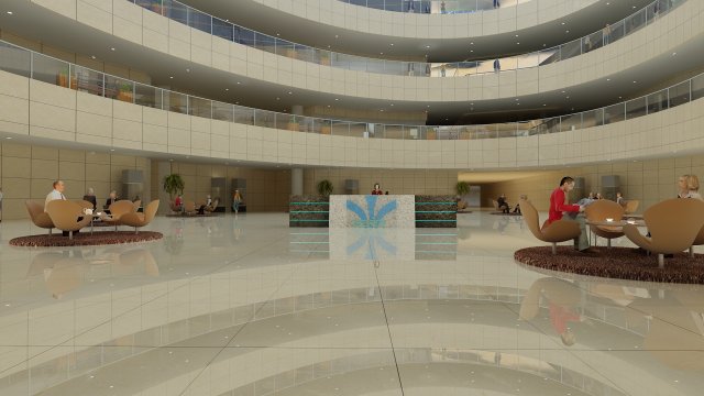 hall Modelo 3D .c4d .max .obj .3ds .fbx .stl .blend 